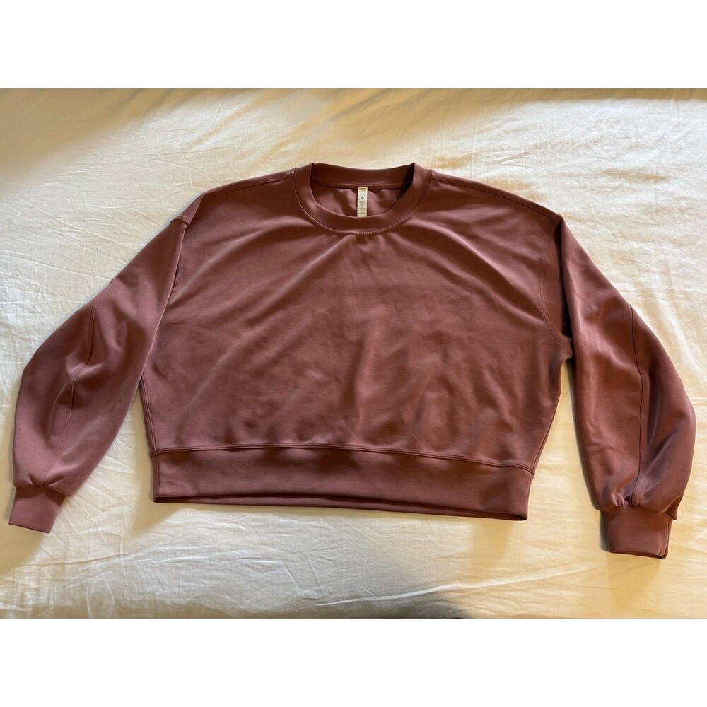 Lululemon Perfectly Oversized Cropped Crew *Softstreme Women's Size 12 Pullover